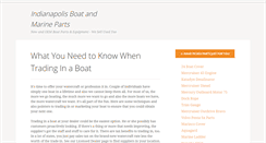 Desktop Screenshot of indianapolismarine.com